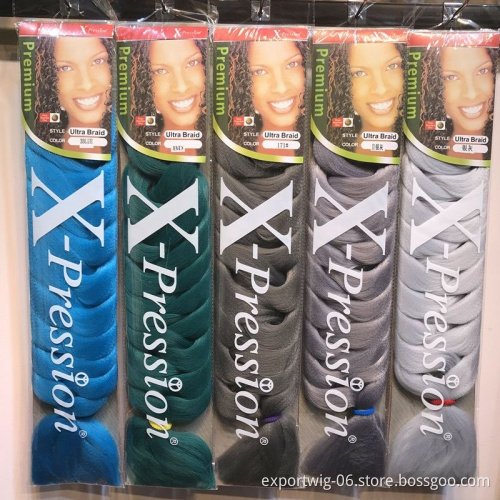 Synthetic Jumbo Braiding Extension 82 Inch 165G Braiding Hair Jumbo Wholesale Crochet Hair For Braiding Attachment Hair